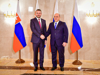 Peter Pellegrini počas stretnutia v rámci pracovnej návštevy Ruskej federácie. Peter Pellegrini počas stretnutia v rámci pracovnej návštevy Ruskej federácie.