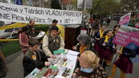 Protest proti zonácii Tatier