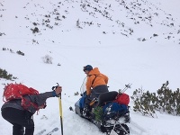 Pod vodopádom Skok sa zranila skialpinistka