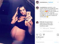 Ornella Koktová zverejnila fotku tehotenského brucha.