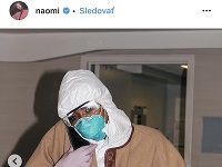 Naomi Campbell zverejnila na instagrame takéto zábery. 