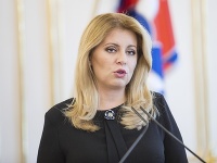 Prezidentka SR Zuzana Čaputová počas vyhlásenia k aktuálnej situácii v súvislosti s koronavírusom
