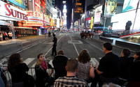 Vyľudnené Times Square