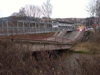 V Trstenej sa zrútil most do rieky V Trstenej sa zrútil most do rieky