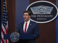 Americký minister obrany Mark Esper Americký minister obrany Mark Esper