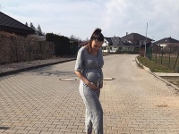 Monika Bagárová je v 30. týždni tehotenstva. 
