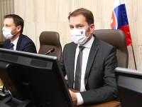 Igor Matovič na rokovaní vlády
