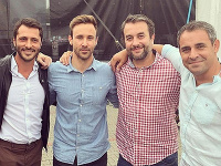 Braňo Deák, Marek Fašiang, Vladimír Kobielsky a Filip Tůma Braňo Deák, Marek Fašiang, Vladimír Kobielsky a Filip Tůma