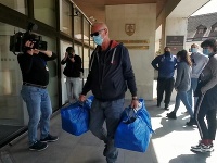 Léhel Horváth prichádza na Najvyšší súd v Bratislave Léhel Horváth prichádza na Najvyšší súd v Bratislave