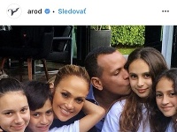 Jennifer Lopez a Alex Rodriguez s dcérami.