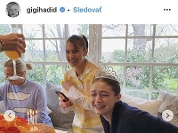 Gigi Hadid oslávila narodeniny v kruhu najbližších. 