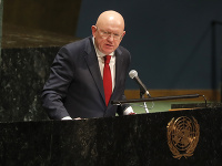 Ruský veľvyslanec pri OSN Vasilij Nebenzia Ruský veľvyslanec pri OSN Vasilij Nebenzia
