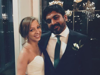 Maria Singh s manželom 