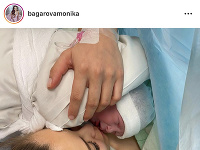 Monika Bagárová sa v stredu stala mamou malej Rumie. 