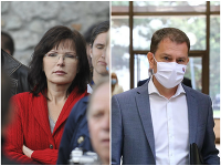 Anna Belousovová a Igor Matovič Anna Belousovová a Igor Matovič