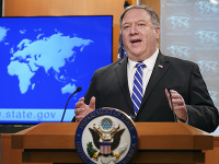 Americký minister zahraničných vecí Mike Pompeo Americký minister zahraničných vecí Mike Pompeo