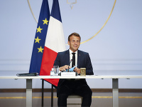 Francúzsky prezident Emmanuel Macron Francúzsky prezident Emmanuel Macron