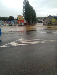 Povodne v Kežmarku