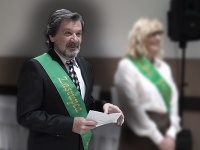 Jaroslav Budz predniesol príhovor na stužkovej slávnosti. Jaroslav Budz predniesol príhovor na stužkovej slávnosti.