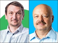 O post predsedu SPOLU sa uchádzal Juraj Hipš (vľavo) a Pavel Macko