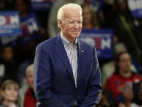 Kandidát na amerického prezidenta Joe Biden Kandidát na amerického prezidenta Joe Biden