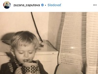 Zuzana Čaputová ako dieťa. 