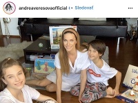 Andrea Verešová s deťmi