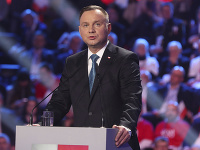 Úradujúci poľský prezident Andrzej Duda Úradujúci poľský prezident Andrzej Duda