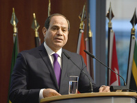 Egyptský prezident Abdel Fattah al-Sisi Egyptský prezident Abdel Fattah al-Sisi