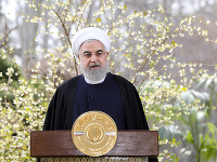 Iránsky prezident Hasan Rúhání Iránsky prezident Hasan Rúhání