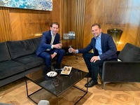 Sebastian Kurz a Igor Matovič Sebastian Kurz a Igor Matovič