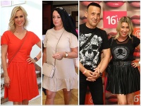 Doktorka Barbora Brezová, sestra Karin Majtánovej, Janette a spevák Paľo Drapák s manželkou Jeanette. Doktorka Barbora Brezová, sestra Karin Majtánovej, Janette a spevák Paľo Drapák s manželkou Jeanette.
