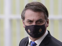 Brazílsky prezident Jair Bolsonaro Brazílsky prezident Jair Bolsonaro