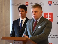 Erik Kaliňák a Robert Fico