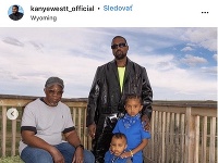 Kanye West s otcom a deťmi
