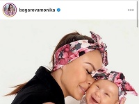 Monika Bagárová ukázala svetu, ako vyzerá jej dcérka Rumia.