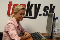 Mirka Kosorínová na online rozhovore. 