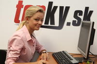 Mirka Kosorínová počas online rozhovoru. 