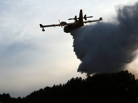 Lesný požiar v letovisku surferov donútil 100 ľudí evakuovať sa.