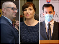 Miroslav Kollár, Veronika Remišová a Juraj Šeliga Miroslav Kollár, Veronika Remišová a Juraj Šeliga