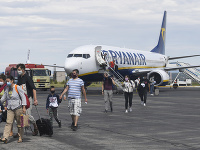 Prvý let spoločnosti Ryanair na novej leteckej linke z Košíc do Prahy
