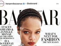 Rihanna na titulke Harper´s BAZAAR.