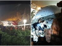 Dopravné lietadlo v Indii skĺzlo z dráhy a rozlomilo sa Dopravné lietadlo v Indii skĺzlo z dráhy a rozlomilo sa