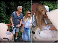 Erika Judínyová a Štefan Skrúcaný sú už 2,5 mesiaca rodičmi malej Elly. Erika Judínyová a Štefan Skrúcaný sú už 2,5 mesiaca rodičmi malej Elly.