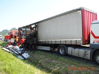 Poľský kamionista ušiel z miesta nehody