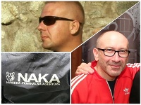V rukách polície mal skončiť Rastislav Rogel aj Marek Viršík (v červenej mikine).