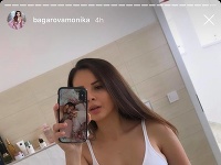 Monika Bagárová sa pochválila svojou fotkou bez trička. Zostáva jej zhodiť už len 3 kilá, aby bola na svojej pôvodnej váhe.