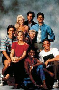 Amy Locane s kolegami z Melrose Place