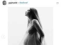 Gigi Hadid pózovala aj bez nohavičiek. 