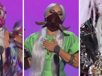 Lady Gaga a jej výstredné módne kreácie, ktoré počas odovzdávania cien MTV vystriedala. 